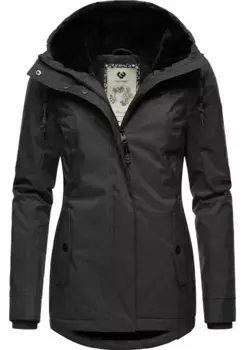 Зимняя куртка Ragwear "Monade" с капюшоном, женская зимняя парка с капюшоном на флисовой подкладке, цвет Midnight