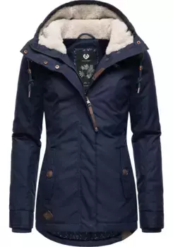 Зимняя куртка Ragwear "Monade" с капюшоном, женская зимняя парка с капюшоном на флисовой подкладке, цвет Mystic