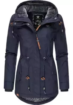 Зимняя куртка Ragwear "Monadis Black Label", с капюшоном, стильная зимняя парка для холодного времени года, цвет морской волны