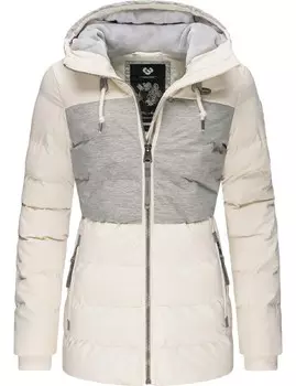 Зимняя куртка Ragwear QUANTIC, бежевый/пятнистый серый