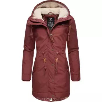 Зимняя куртка Ragwear "YM-Canny", с капюшоном, стильное женское полупальто-парка с капюшоном, цвет Terra