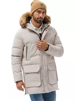 Зимняя куртка regular fit Ombre, экрю