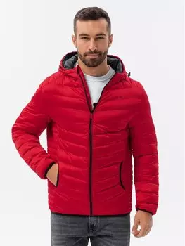 Зимняя куртка regular fit Ombre, красный