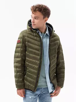 Зимняя куртка regular fit Ombre, зеленый