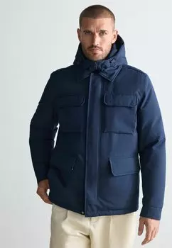 Зимняя куртка REGULAR FIT SIGNATURE FOUR POCKET Next, синий