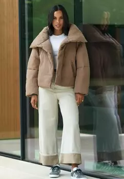 Зимняя куртка RESISTANT PADDED REGULAR FIT Next, бежевый