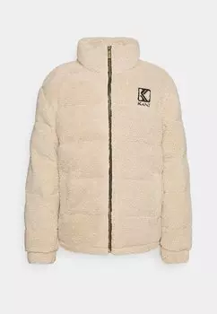 Зимняя куртка RETRO TEDDY PUFFER JACKET UNISEX Karl Kani, светло-песочный