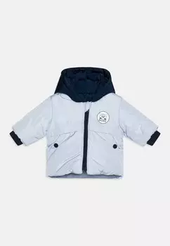 Зимняя куртка REVERSIBLE PUFFER BOSS Kidswear, светло-голубой