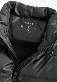 Зимняя куртка RUBBERISED HEATSEAL FUNNEL PUFFER Next, черный