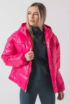 Зимняя куртка с капюшоном Nike, фуксия
