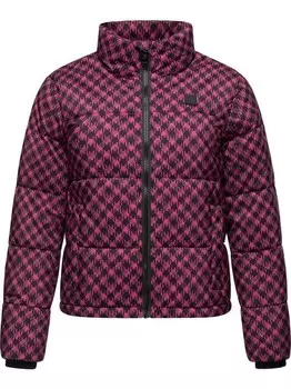 Зимняя куртка сэра принт Ragwear, фуксия