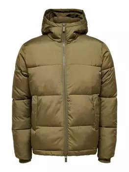 Зимняя куртка Selected, зеленый