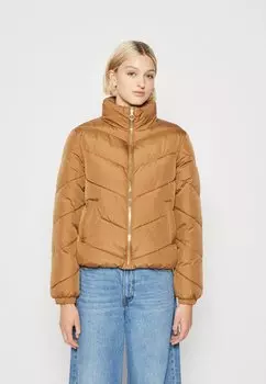Зимняя куртка Short Padded JDY, цвет toasted coconut/gold