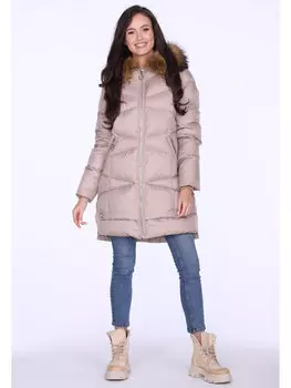 Зимняя куртка slim fit Perso, бежевый