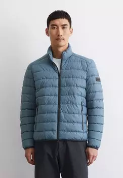 Зимняя куртка STAND-UP COLLAR ZIP POCK ELASTIC BINDING SLEEVE BADGE Marc O'Polo, синий