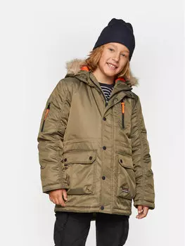 Зимняя куртка стандартного кроя Coccodrillo, зеленый