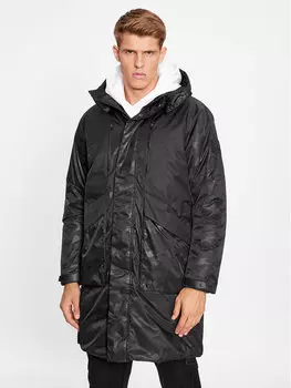 Зимняя куртка стандартного кроя Ea7 Emporio Armani, черный