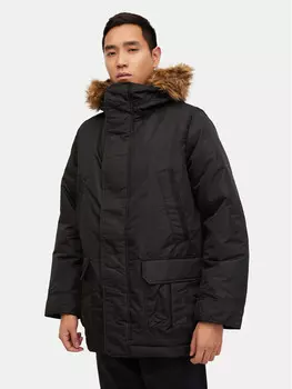 Зимняя куртка стандартного кроя Gap, черный