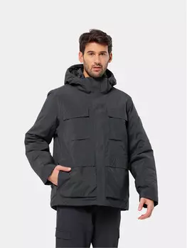 Зимняя куртка стандартного кроя Jack Wolfskin, черный