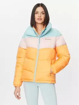 Зимняя куртка стандартного кроя Puffect™ Color Blocked Jacket Columbia, оранжевый