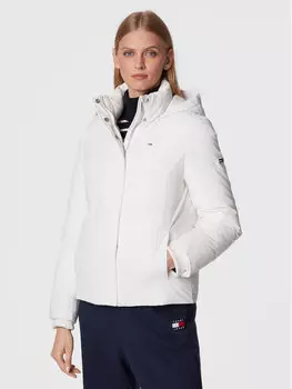 Зимняя куртка стандартного кроя Tommy Jeans, белый