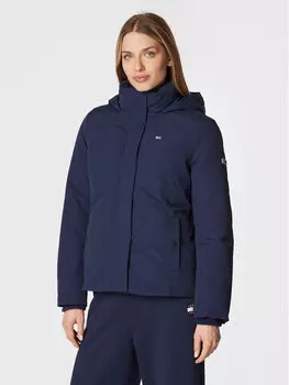 Зимняя куртка стандартного кроя Tommy Jeans, синий