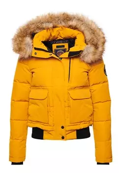 Зимняя куртка Superdry EVEREST BOMBER, желтый
