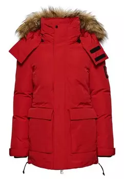 Зимняя куртка Superdry Everest, ярко-красный