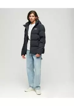 Зимняя куртка Superdry HOODED BOXY PUFFER, цвет eclipse navy