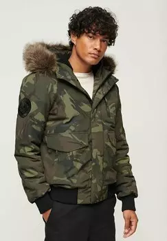 Зимняя куртка Superdry ЭВЕРЕСТ, цвет army camo