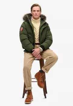 Зимняя куртка Superdry, зеленый