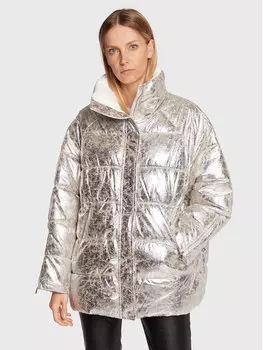 Зимняя куртка свободного покроя Brunella 1 1G17Z5 A03G Pinko, серебряный
