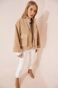 Зимняя куртка - Темно-синий - Байкерские куртки Happiness stanbul, темно-синий