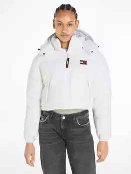 Зимняя куртка Tommy Jeans "TJW CRP ALASKA PUFFER", с капюшоном, белый