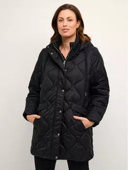 Зимняя куртка трапециевидного кроя Cream, черный