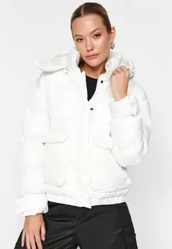Зимняя куртка Trendyol, крем