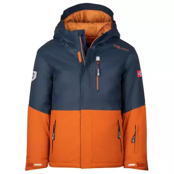 Зимняя куртка Trollkids Kid's Hallingdal, цвет Night Sky/Cinnamon