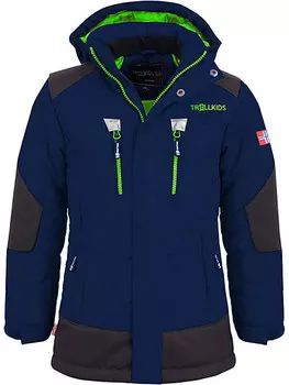 Зимняя куртка Trollkids Narvik, цвет dunkelblau/grn