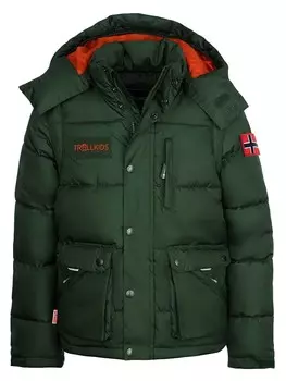 Зимняя куртка Trollkids Zip-Off-Winterjacke Holmdalen XT, зеленый
