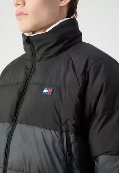 Зимняя куртка TWO TONE PUFFER Tommy Jeans, черный