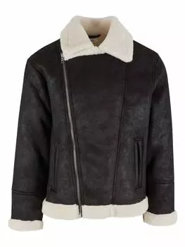 Зимняя куртка Urban Classics, цвет black/whitesand