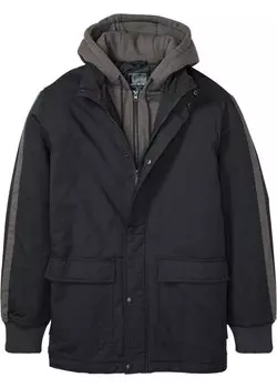 Зимняя куртка в образе 2-в-1 Rainbow, черный