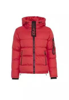 Зимняя куртка в современном стиле Cipo & Baxx, красный