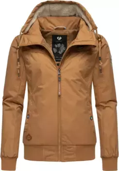 Зимняя куртка в стиле рэгвир "Jotty Winter", с капюшоном, стильная уличная куртка со съемным капюшоном Ragwear, коричневый