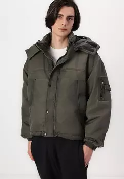 Зимняя куртка WASHED MOON PUFFER JACKET UNISEX LOW LIGHTS STUDIOS®, хаки