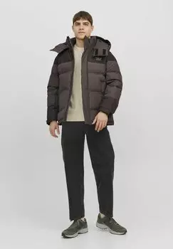 Зимняя куртка WATTIERTE FUNKTIONS Jack & Jones, шоколадно-коричневый