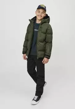 Зимняя куртка WATTIERTE Jack & Jones Junior, цвет olive night