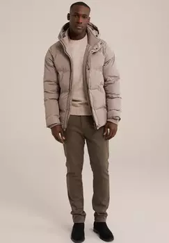 Зимняя куртка WE Fashion, бежевый