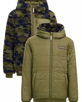 Зимняя куртка We Fashion, оливковый
