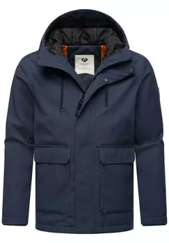 Зимняя куртка WINTERJACKE MR THEM Ragwear, темно-синий